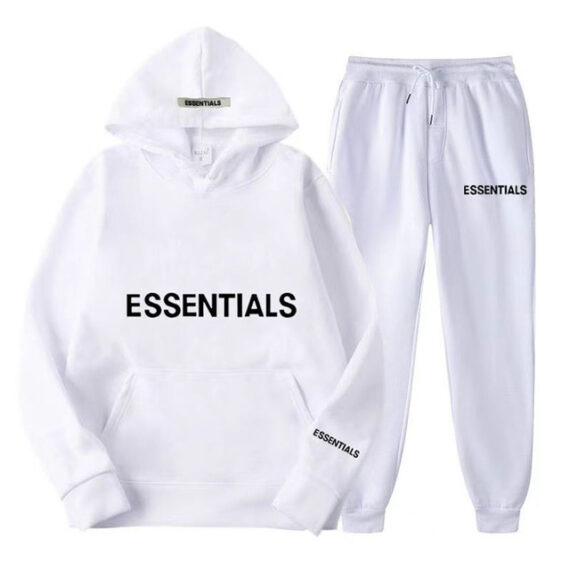 White Essentials Tracsuit