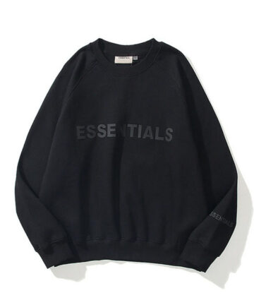 Black Essentials Sweatshirt