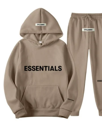 Brown Essentials Tracksuit