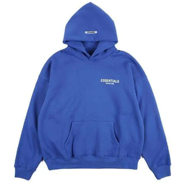 Blue essentials hoodie