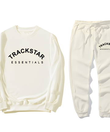 Trackstar Academy Relaxed Tracksuit – Cream