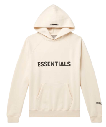 Beige Essentials Hoodie