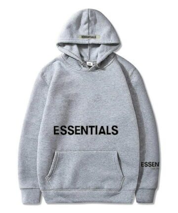 Essentials Grey Hoodie For Men And Women