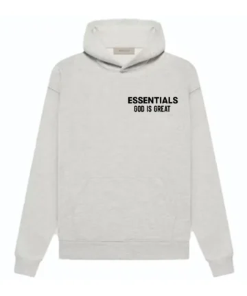 Gray God Is Great Hoodie